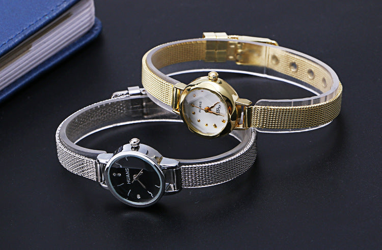 Exquisite Small Diamond Korean Fashion Ladies' Quartz Bracelet Watch