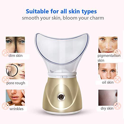 Facial Steamer Beauty Instrument for Deep Cleaning and Hydration