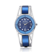 Slim Alloy Bracelet Watch Men's Quartz Timepiece Classic
