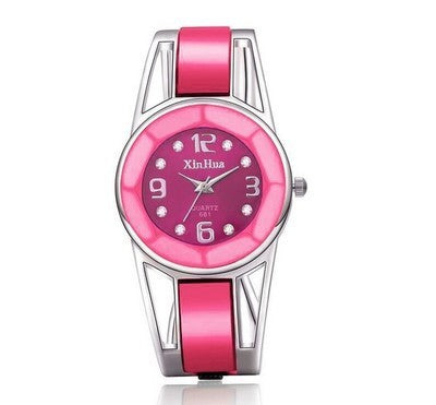 Slim Alloy Bracelet Watch Men's Quartz Timepiece Classic