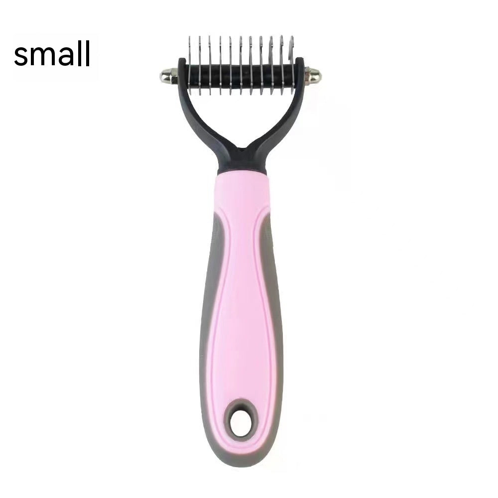 Dogs And Cats Stainless Steel Knife Pet Hair Unknotting Comb