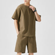 Pair With A Two Piece Set Of Loose Casual Sports Short Sleeved Shorts