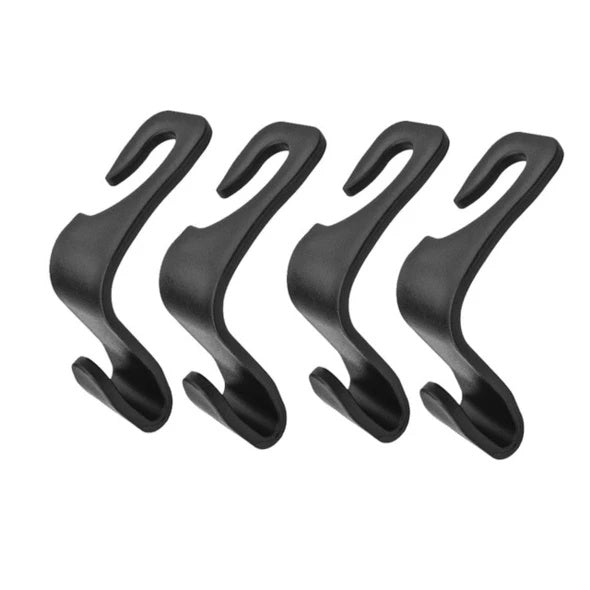 Car Headrest Hooks (4-Pack) – Heavy-Duty Seat Back Hangers