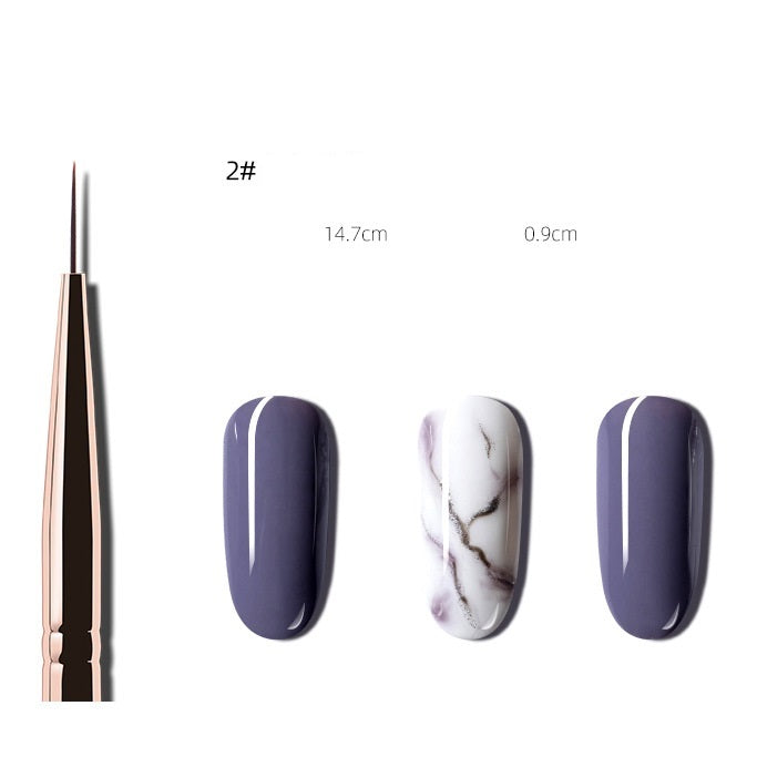 Round Head Nail Art Pen – Light Therapy Painting Tool