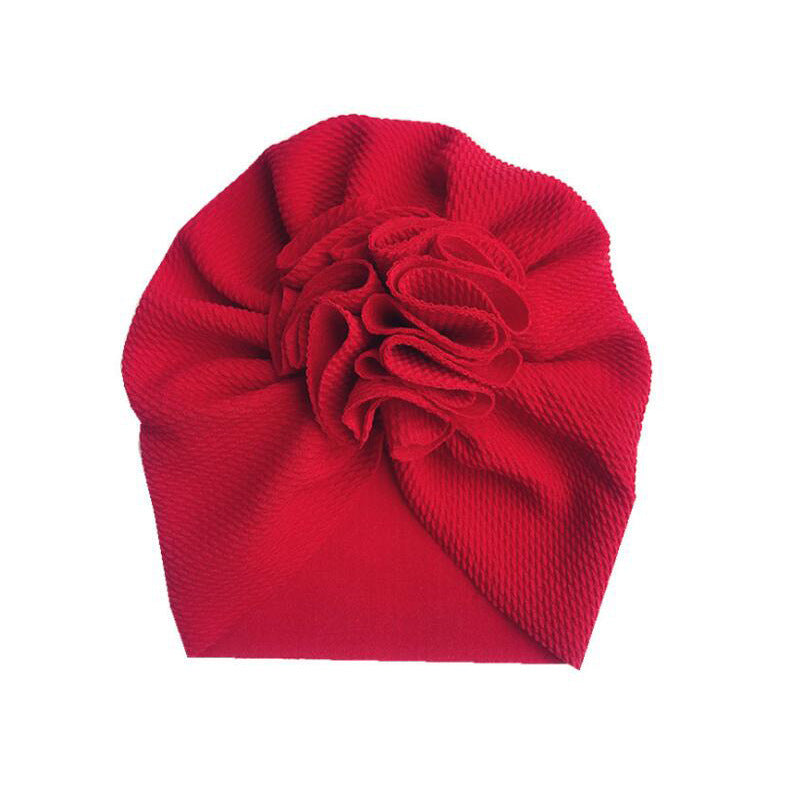 Unisex Hooded Baby Hat Cotton Twill Floral One Size