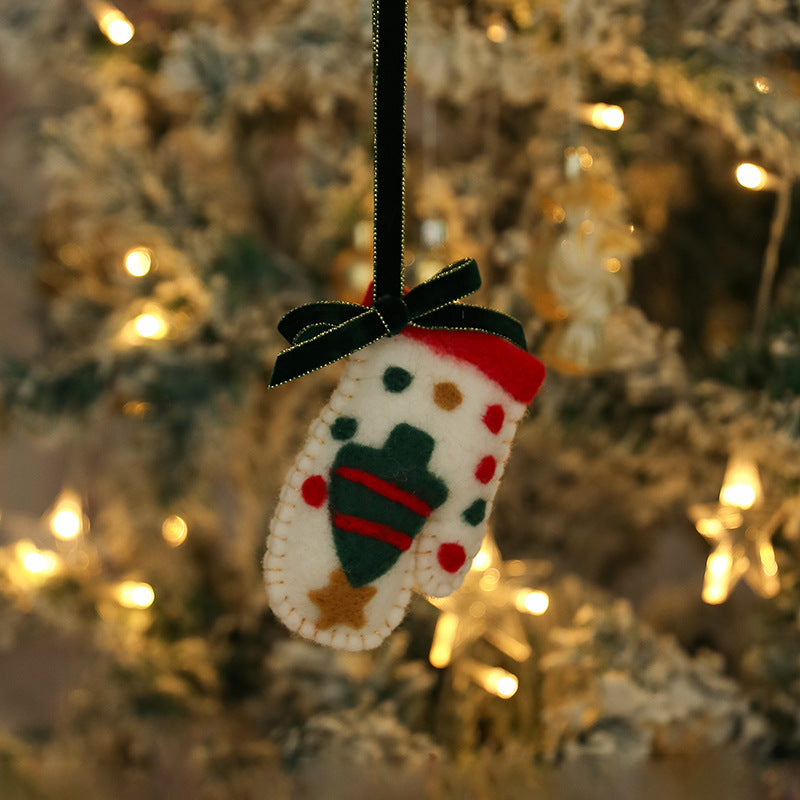 Christmas Gift Wool Felt Christmas Tree Pendant