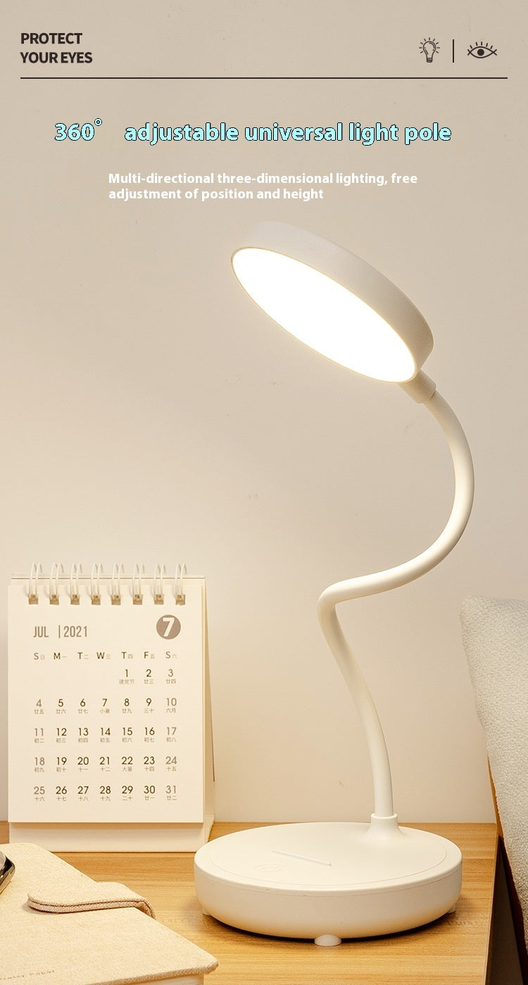 Creative Folding Desk Led Eye Protection Rechargeable Student Dormitory Reading Lamp