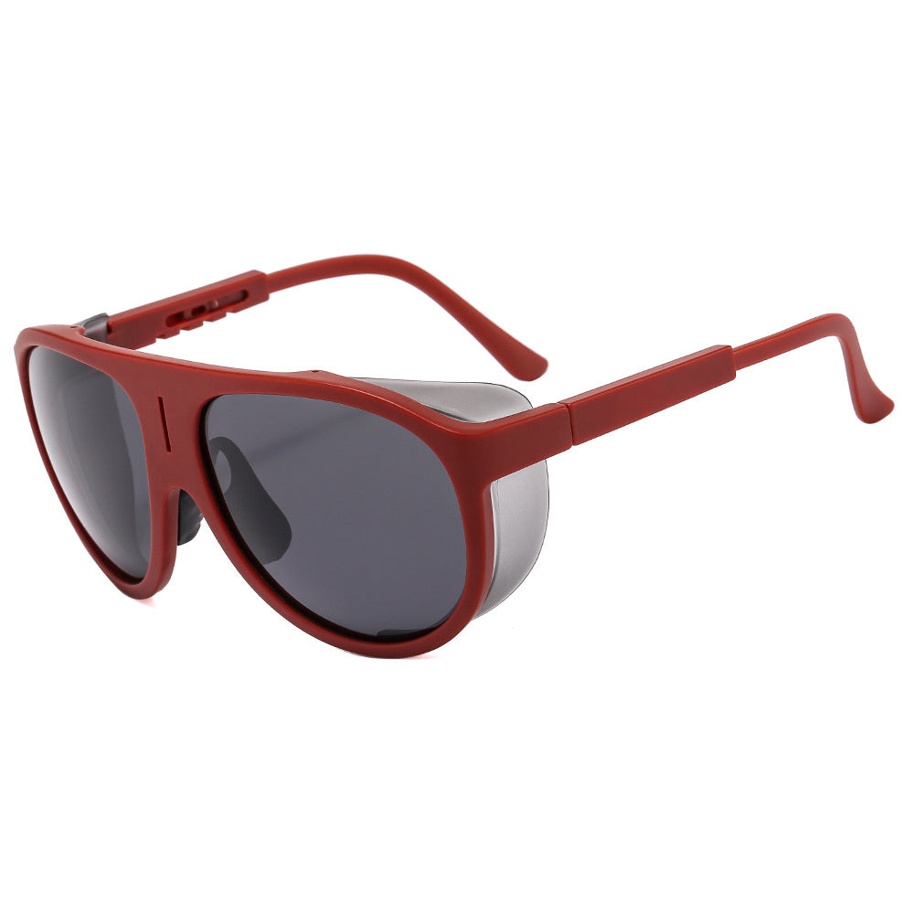 Large Frame Polarized Sunglasses for Outdoor Sports and Riding