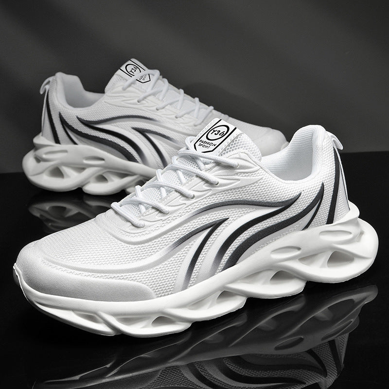 Mens Korean Style Trendy Sports Running Shoes – Lightweight & Breathable