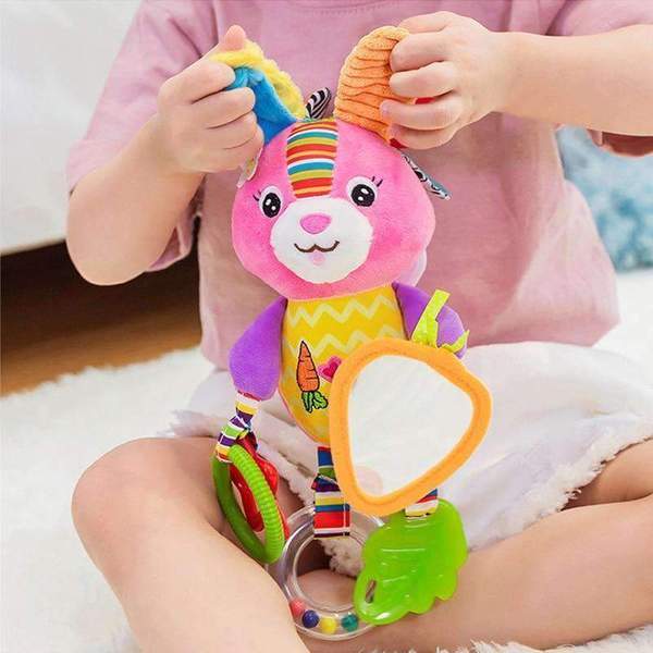 Soft Plush Polyester Stroller Hanging Toys Unisex Baby
