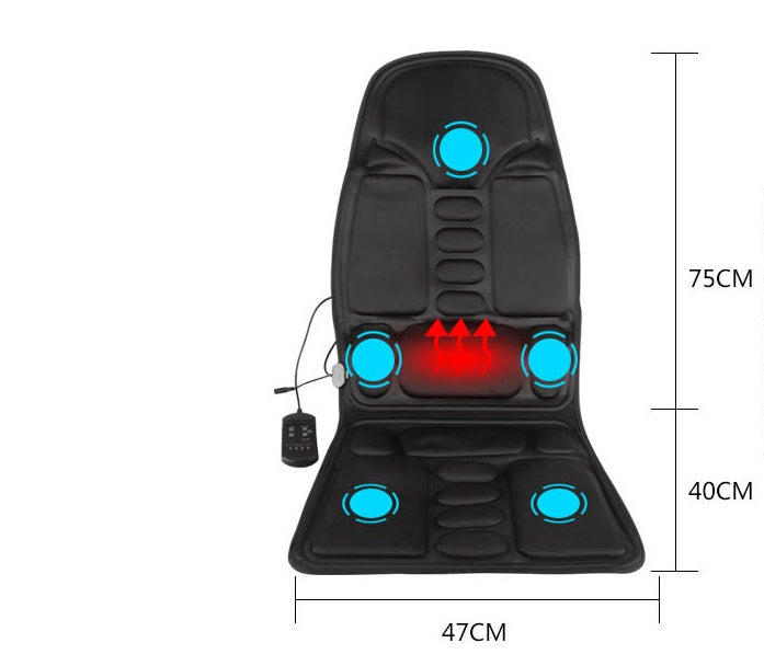 Car & Home Massage Cushion – Dual-Use Vibration Seat Pad