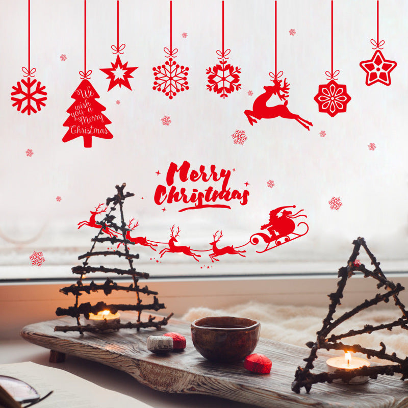 Christmas Glass Window Stickers Decoration