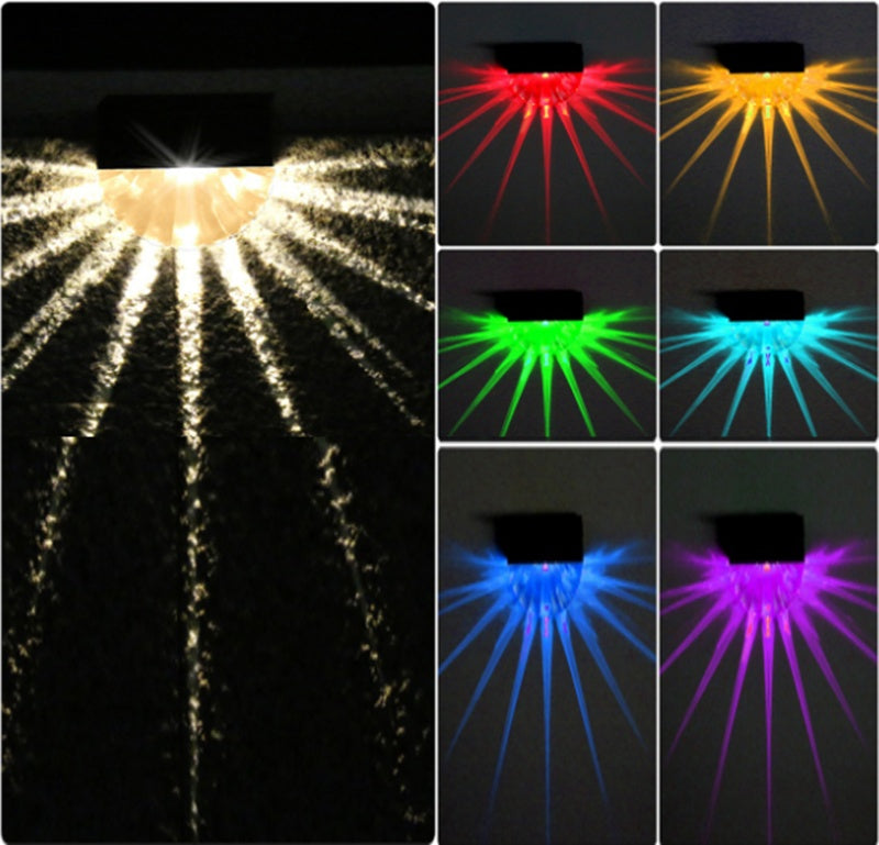 Colorful Shell Fence LED Decorative Lights Outdoor