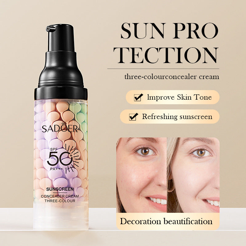 Stainless Steel Tube Sun Protection Concealer Primer 40ml