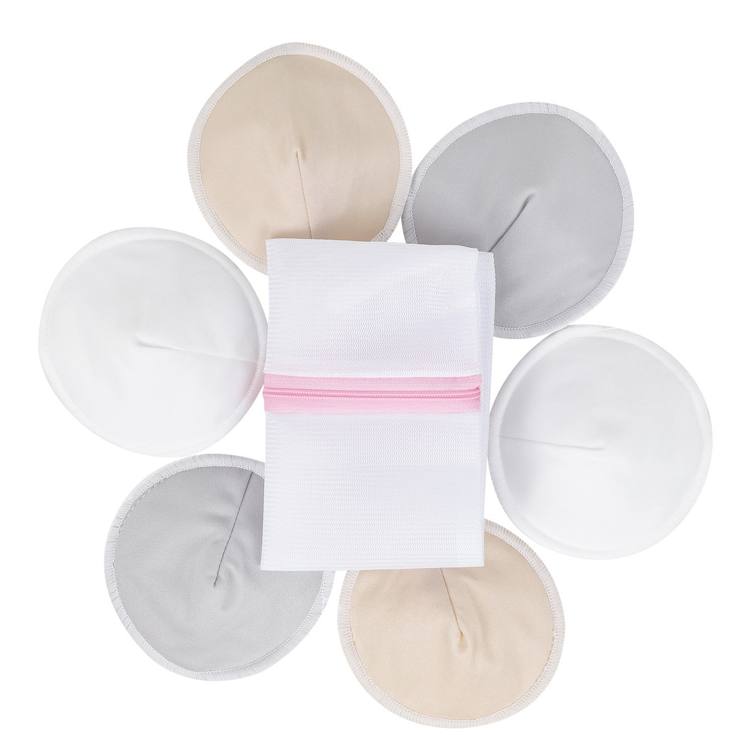 Organic Bamboo Nursing Breast Pads – Washable Breastfeeding Nipple Pads for Maternity