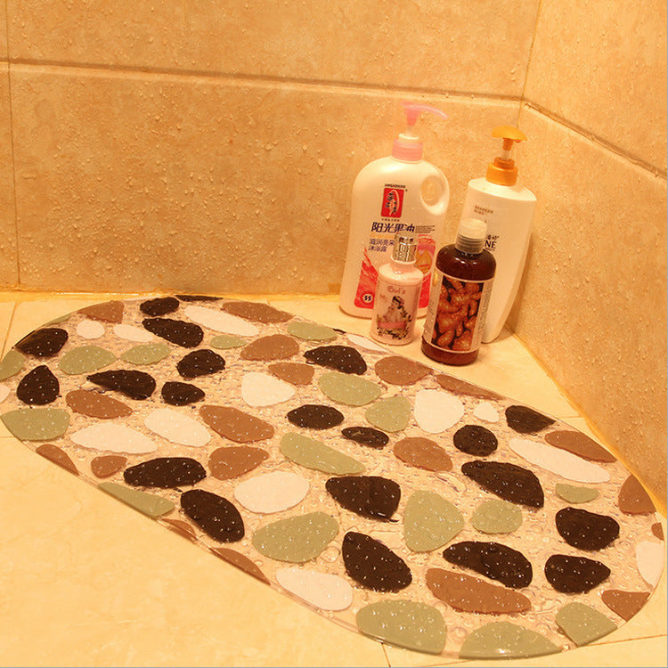 Cartoon PVC Bathroom Mat – Non-Slip Shower Floor Rug with Suction Cups