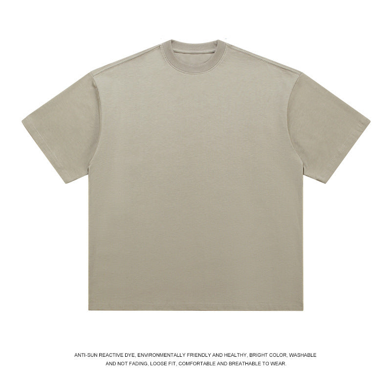 T-shirt Men's Loose Solid Color Bottoming Shirt