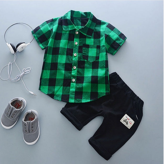 Summer Baby Boys Outfit – Casual Infant Sportswear Set
