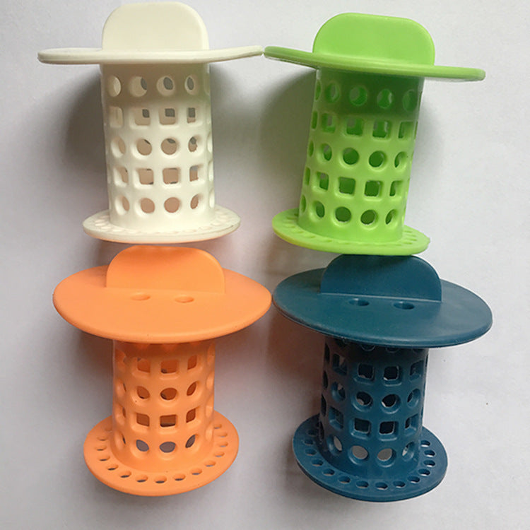 Anti-Clogging Plastic Sink & Floor Drain Filter – Kitchen & Bathroom Water Plug