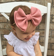 Children's Bow Hair Band Baby Double Layer