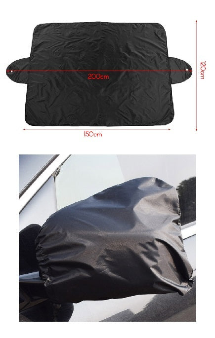 1 Pair Auto Car Rear View Side Mirror Frost Guard Snow Ice Winter Waterproof Cover Brand New And High Quality 190t Silver Cloth