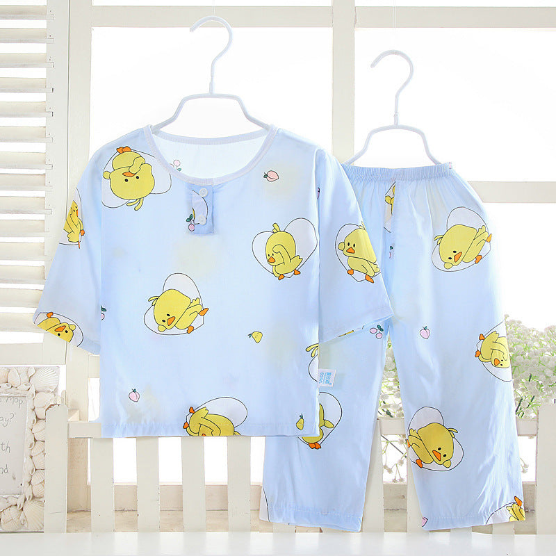 Baby Air-Conditioned Pajamas – Soft & Breathable Sleepwear for All Seasons