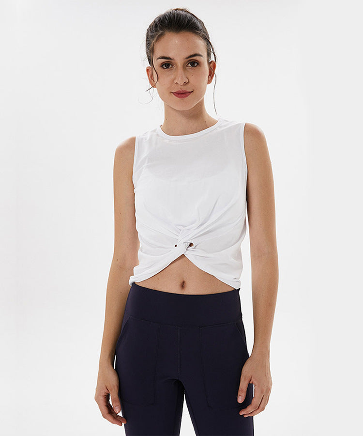 Loose yoga tops sleeveless