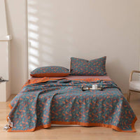 Maple Leaf Orange Blue
