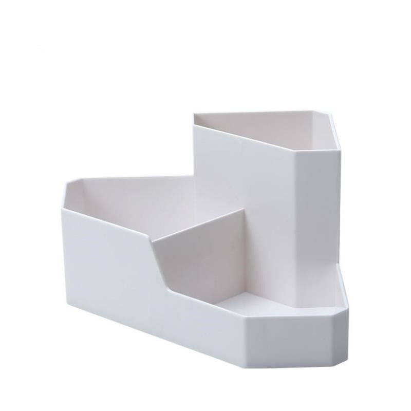 Multi-Grid Corner Storage Box – ABS Plastic Organizer
