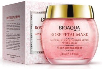 Silk Rose Petal Sleeping Mask For Anti Wrinkle Moisturizing