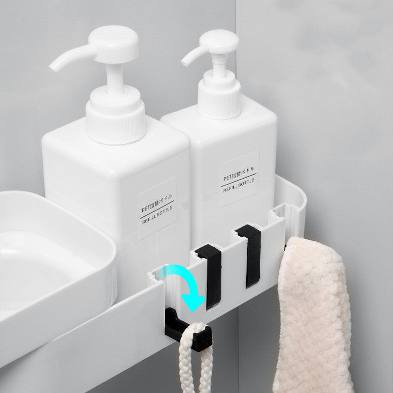 Bathroom Corner Shelf – Wall-Mounted Storage Rack
