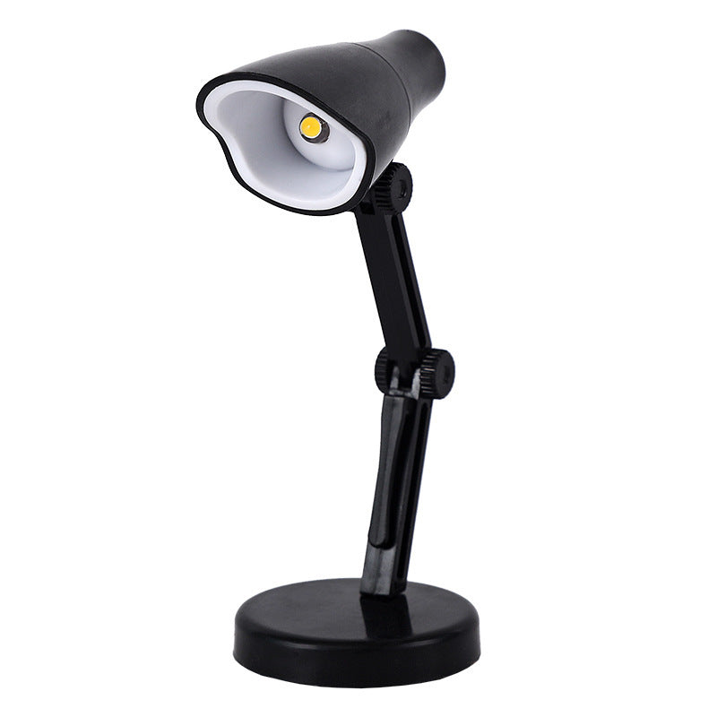 Creative Mini Led Small Table Lamp Student Folding Warm Light Eye Protection Small Night Lamp Iron-absorbing Portable Small Desk Lamp With Clip
