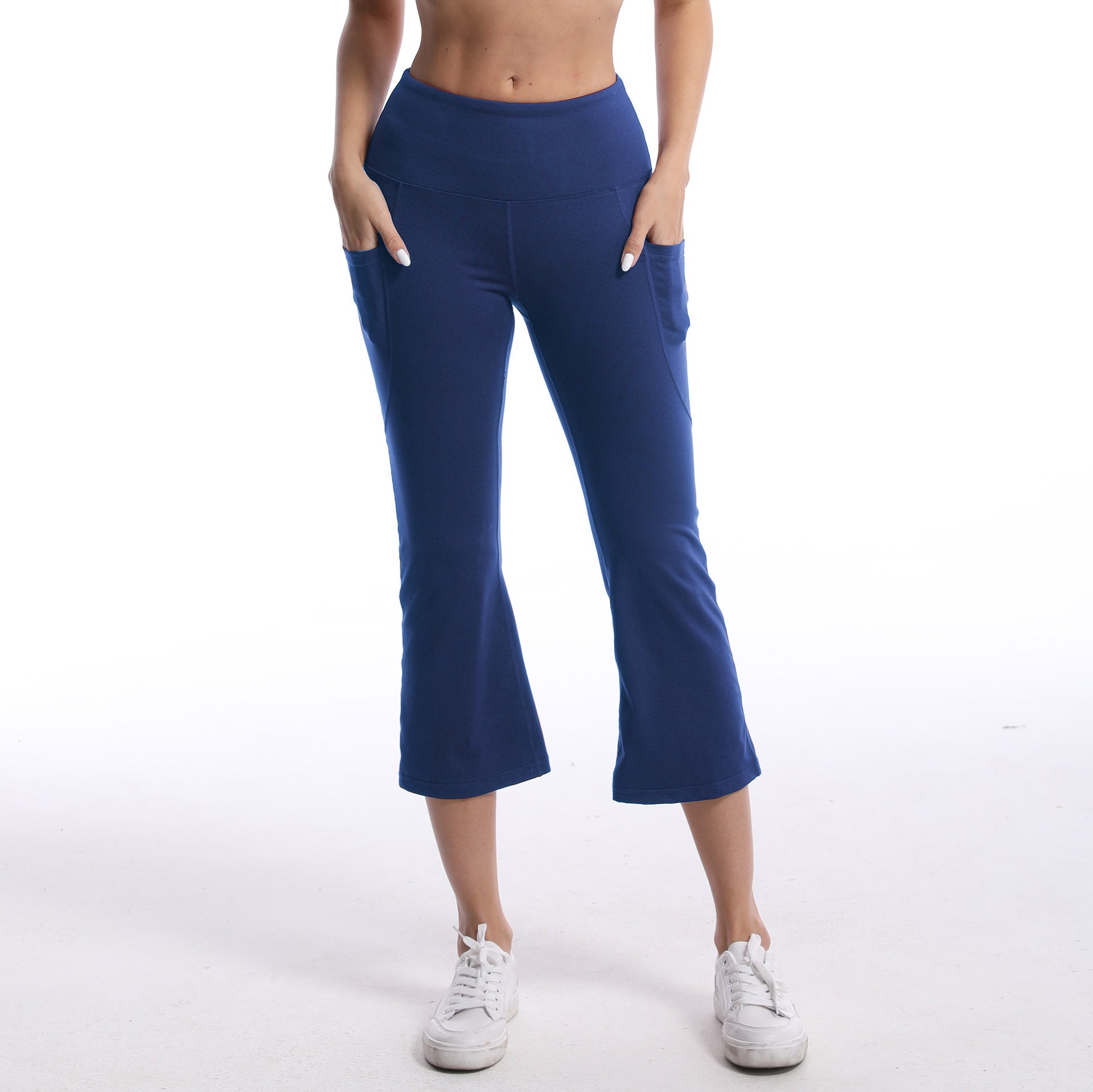 Breathable Sports Pants – Loose Fit Polyester Spandex Cropped Workout Joggers
