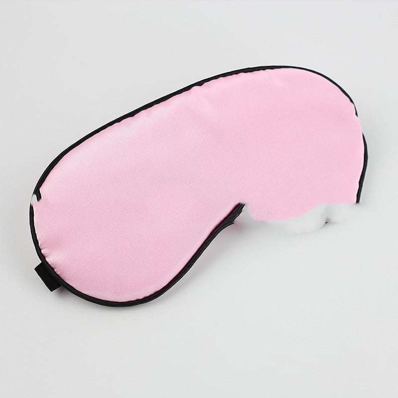 1Pc Silk Sleep Eye Mask – Padded Travel Blindfold for Relaxation & Shade Cover