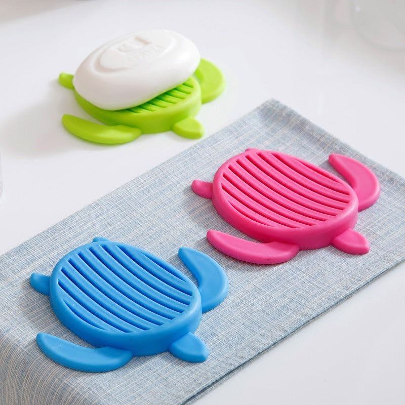 Creative Tortoise Bathroom Soap Holder – Cute Non-Slip Soap Dish for Bathroom and Kitchen Storage