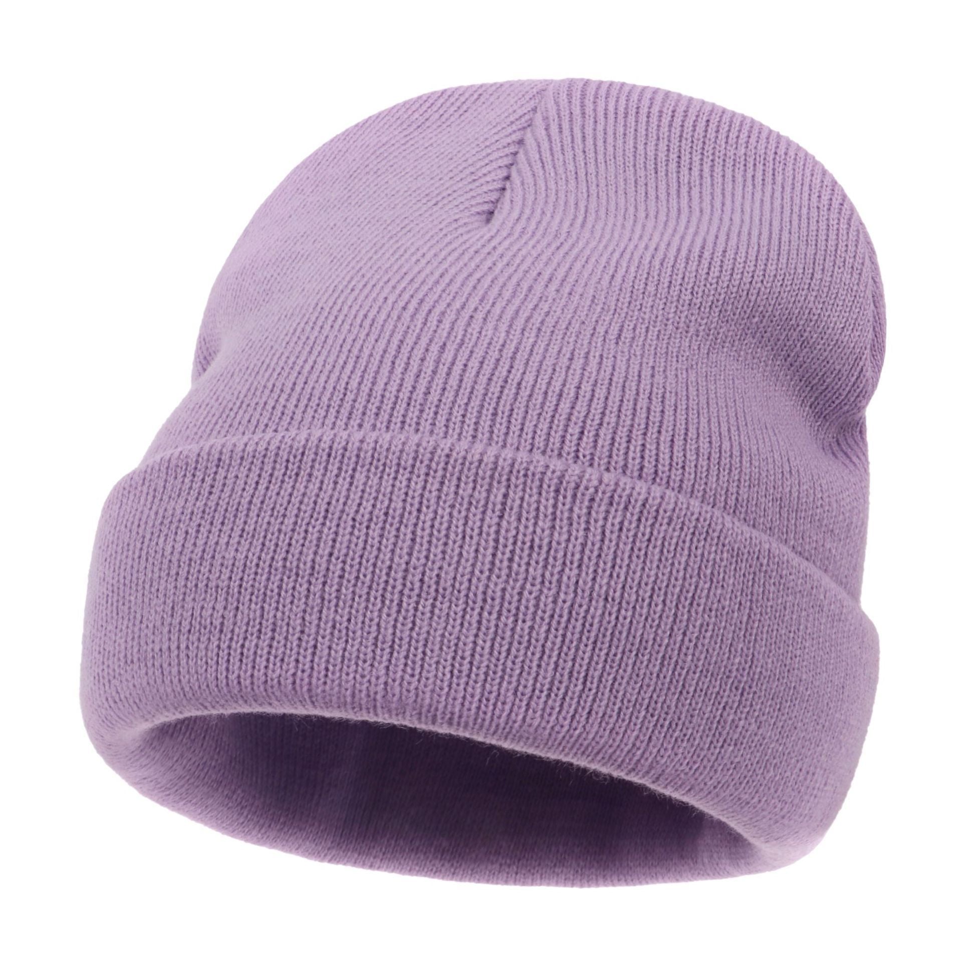 Breathable Warm Acrylic Dome Parent-Child Autumn Winter Knitted Hat