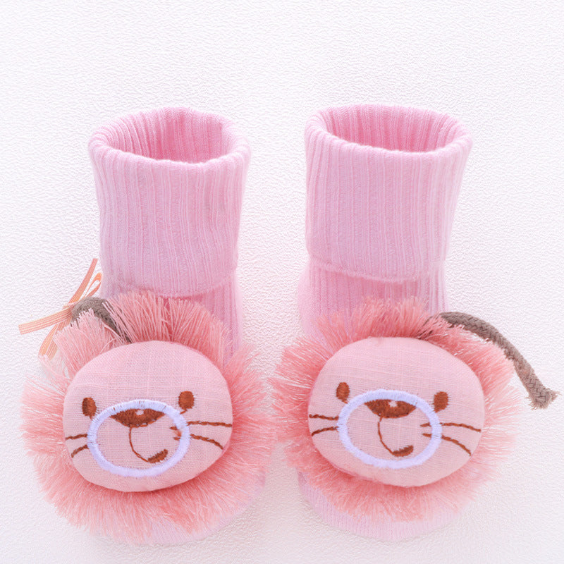 Spring And Autumn Non-slip Not Feel Tight With Feet Cartoon Room Socks