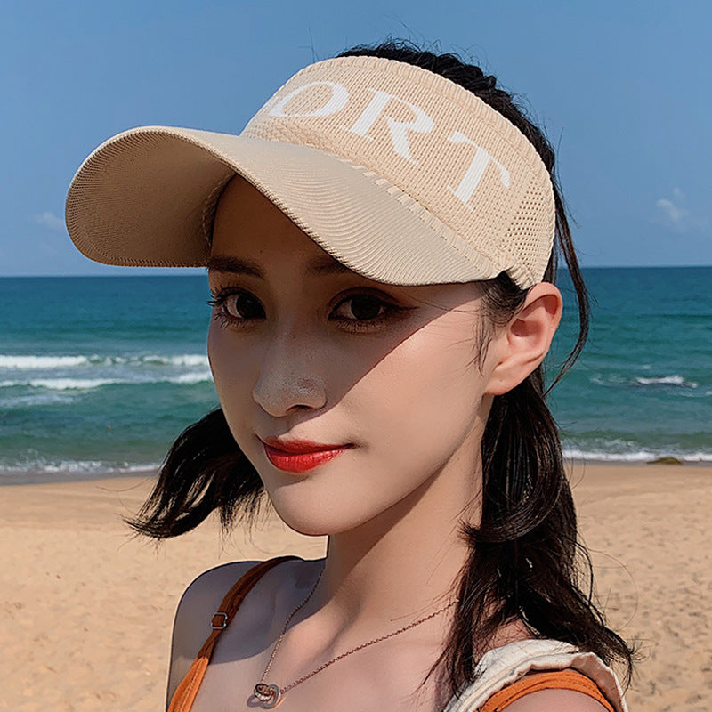 Outdoor Running & Tennis Visor – Unisex Sun Cap for Sports & Fitness