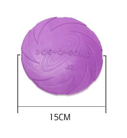 Natural Rubber Dog Flying Disc Toy