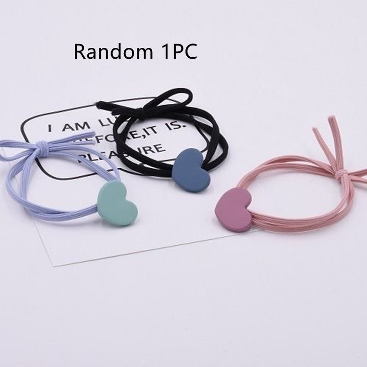 Simple Cute Love Hair Rope Bow