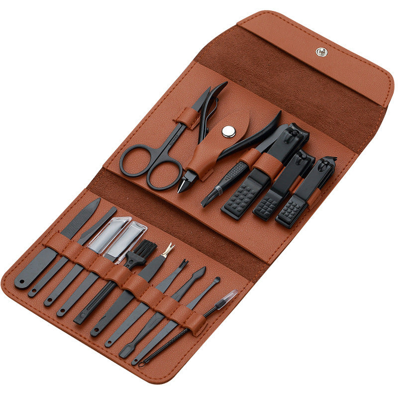 16-Piece Nail Clipper Set – Premium Manicure & Pedicure Tools