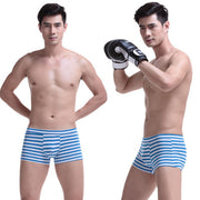 Men's underwear with a square corner