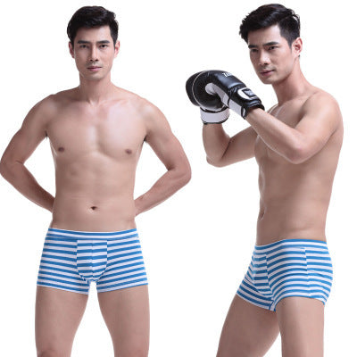 Men's underwear with a square corner