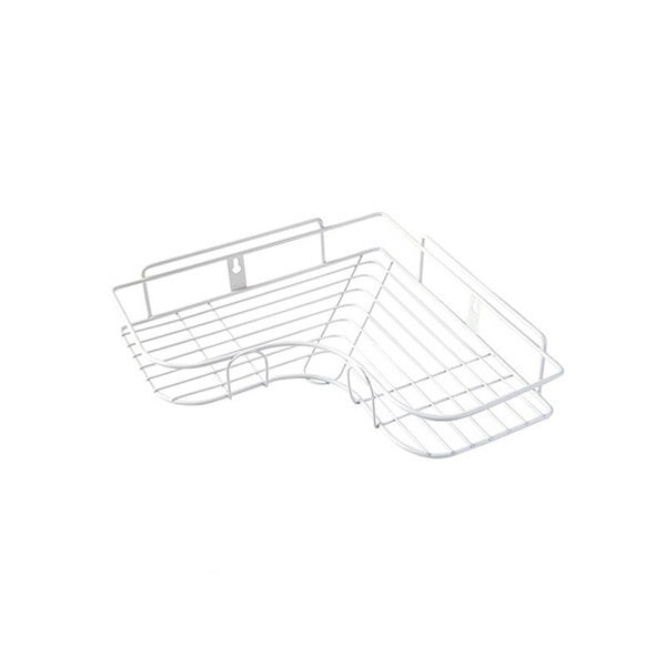 Punch-Free Wall-Mounted Bathroom Storage Rack – Kitchen Corner Shelf with Tripod