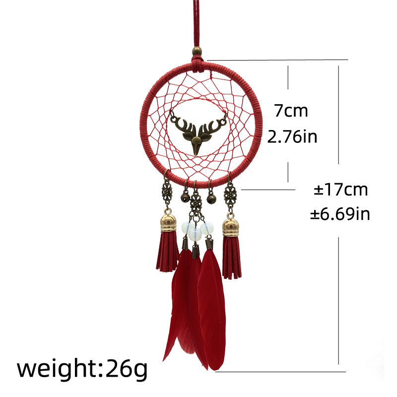 Dreamcatcher Automobile Hanging Ornament Feather