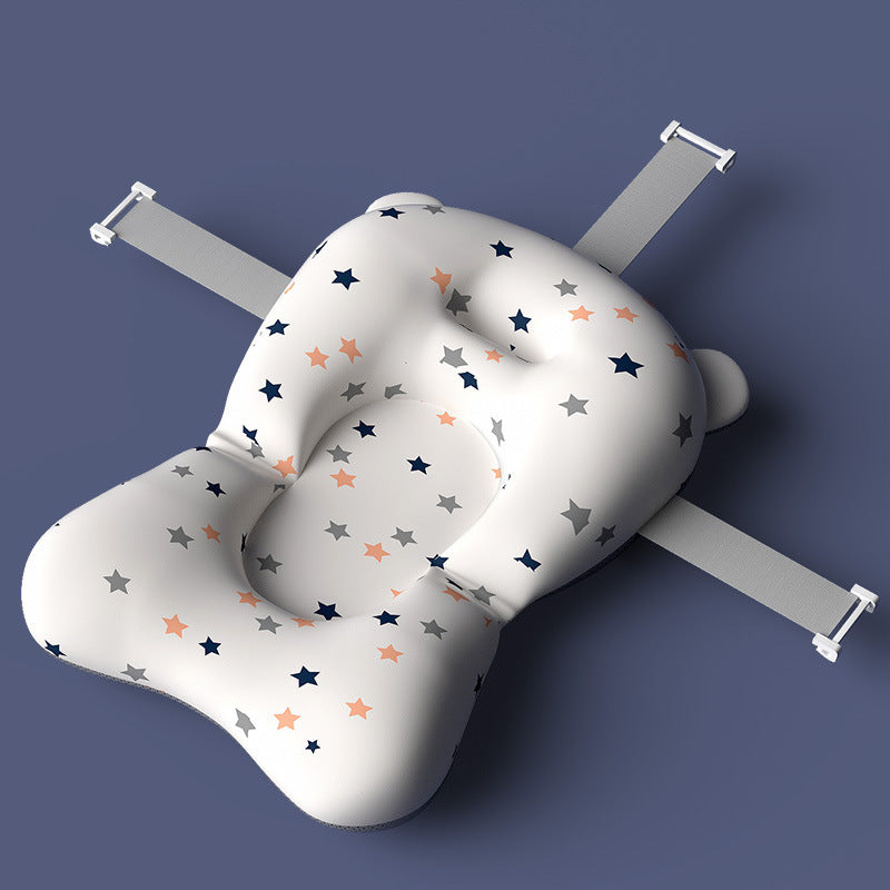 Newborn Bath Support Cushion – Anti-Slip Baby Shower Bed