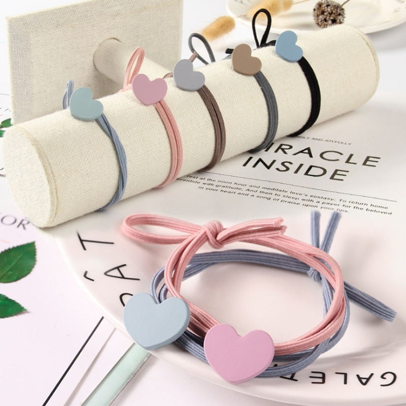 Simple Cute Love Hair Rope Bow