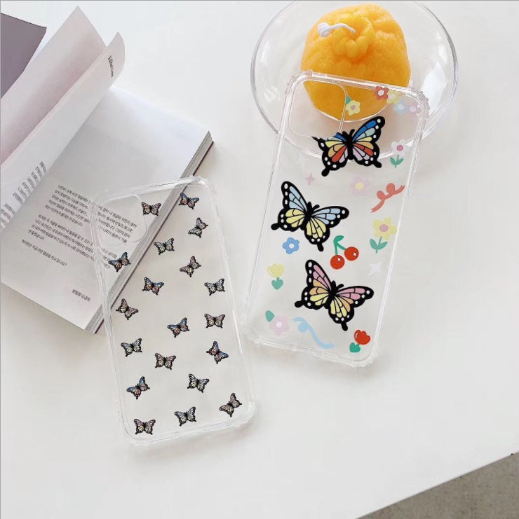 Color Butterfly Phone Case – Compatible with iPhone 12