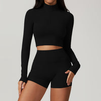 Long Sleeve Shorts Black