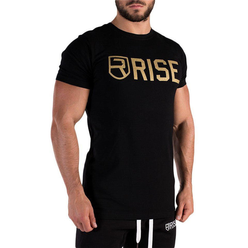 Men's muscle fitness t-shirt